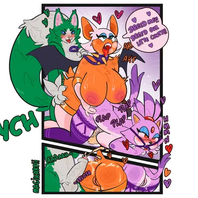 blaze the cat, rouge the bat, shadow (katson) (sega, sonic the hedgehog (series)) created by magikarpii