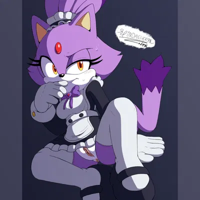 blaze the cat (sega, sonic the hedgehog (series)) created by spindasher98, third-party edit