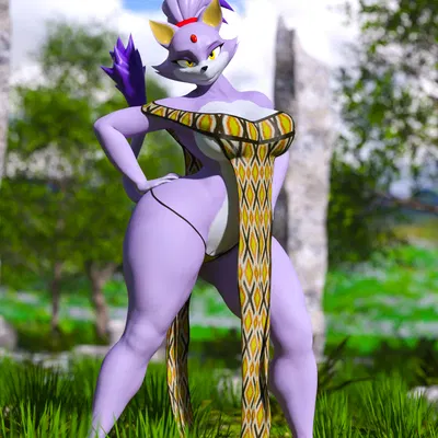 blaze the cat, warfare blaze (sega, sonic the hedgehog (series)) created by bustin3d