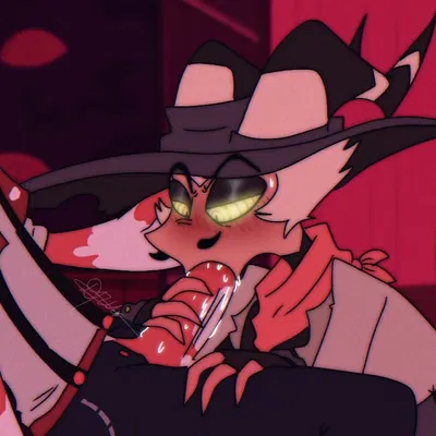 blitzo (helluva boss), striker (helluva boss) (hellaverse, helluva boss) created by kkcq20yk0db5mak