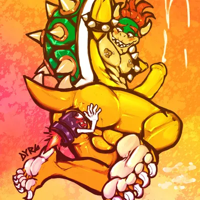 bowser (mario bros, nintendo) created by lazertooth