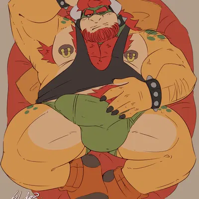 bowser (mario bros, nintendo) created by shadowmatamori