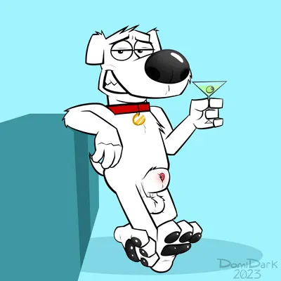 brian griffin (20th century fox, family guy) created by domidark