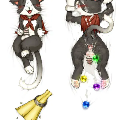 cait sith (ff7) (final fantasy, final fantasy vii) created by haganedon, hgndn aaeo