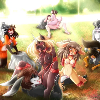 carmo, chloe (skarine), kaitlyn (tali) (mythology) created by makoto-thunderstorm