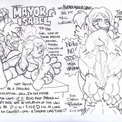 caroo (character), isabelle (animal crossing) (animal crossing, nintendo) created by thebigmansini