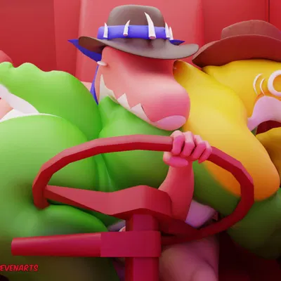 chad (tadc), gummigoo (tadc) (glitch productions, the amazing digital circus) created by camseven