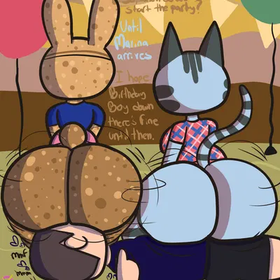 coco (animal crossing), lolly (animal crossing), villager (animal crossing) (animal crossing, nintendo) created by klutzatdusk