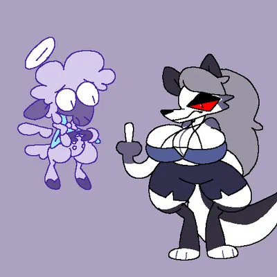 collin (helluva boss), loona (helluva boss) (hellaverse, helluva boss) created by superiorfox