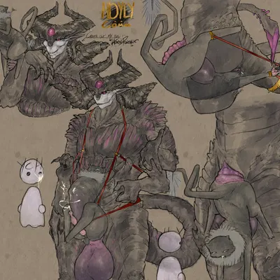 corinoch, seraphix, ych (character) created by hdyly