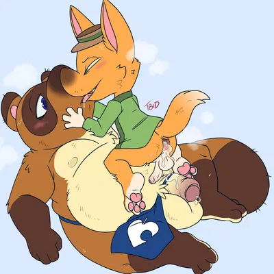 crazy redd, tom nook (animal crossing) (animal crossing, nintendo) created by tbid