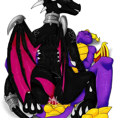 cynder, spyro (activision, mythology) created by shalonesk