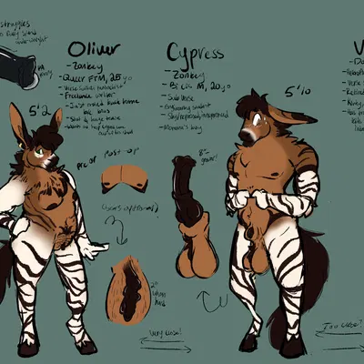 cypress (deezzonks), marshall (deezzonks), oliver (deezzonks) created by deezzonks