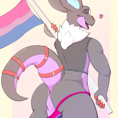 dabelette (character) (lgbt pride month, nintendo) created by dabelette