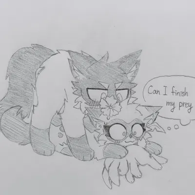 darktail (warriors), violetshine (warriors) (warriors (book series)) created by clouly