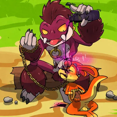 daxter (jak and daxter, naughty dog) created by argon vile