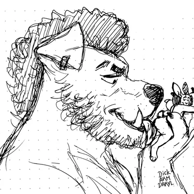 dog daryl (dickarmdaryl) created by dickarmdaryl