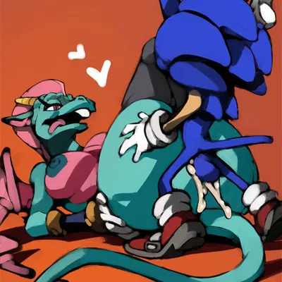 dulcy the dragon (archie sonic), sonic the hedgehog (archie comics, mythology) created by bittenhard