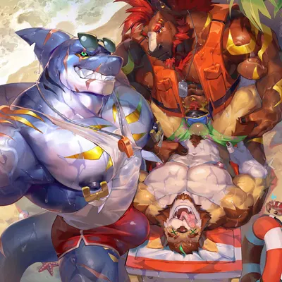 dylan (alvintanubis), shizi (yibian sz), xavier (alvintanubis) (alvintanubis) created by yibian sz