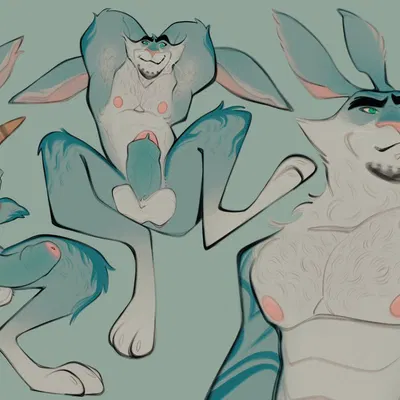 e. aster bunnymund (rise of the guardians) created by taylorstoneart