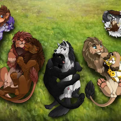 eaglethecheetah, eliv, feniar created by gard3r