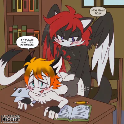 fan character, quinn ink, xion archaeus (sega, sonic the hedgehog (series)) created by pepamintop