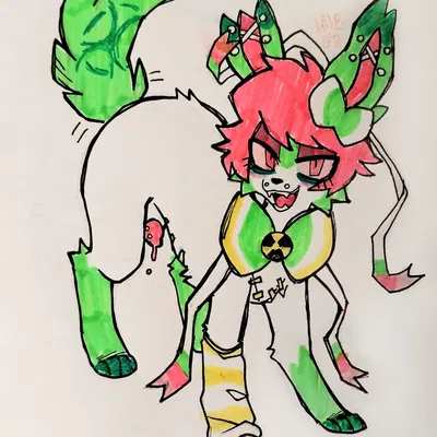 fentanyl (jackrabbit) (fakemon, nintendo) created by sxckbug, third-party edit