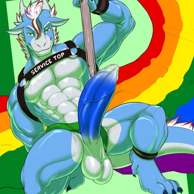 flodragon (european mythology, lgbt pride month) created by khayen