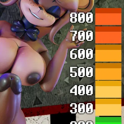 freddy (fnaf), frenni (cryptiacurves) (five nights at freddy's, fredina's nightclub) created by codabun