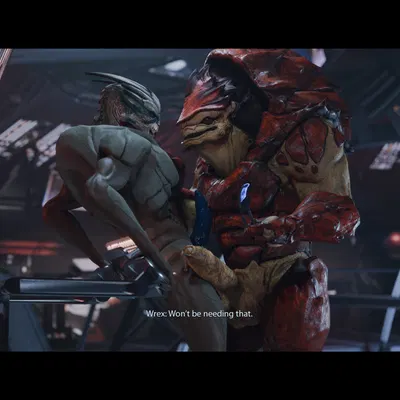 garrus vakarian, urdnot wrex (bioware, electronic arts) created by rooking