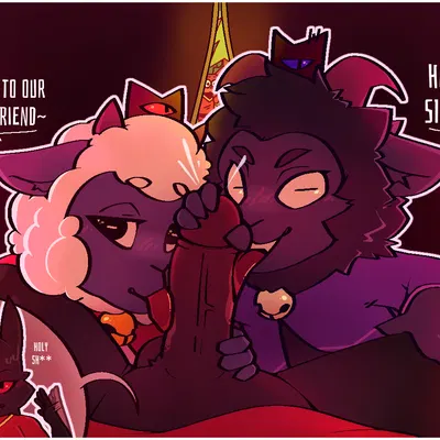 goat (cult of the lamb), lamb (cult of the lamb), narinder (cult of the lamb, massive monster (studio)) created by devfoxnsfw