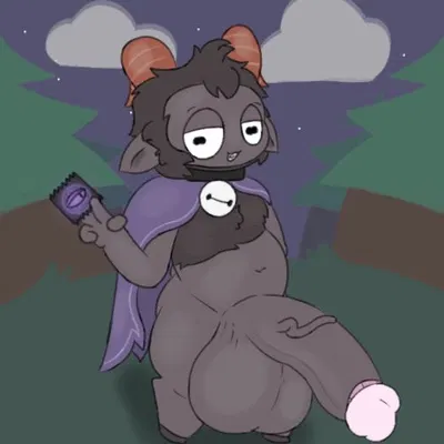 goat (cult of the lamb), purple crown (cult of the lamb) (cult of the lamb, massive monster (studio)) created by bittersilence