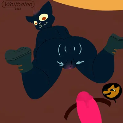 gregg lee, mae borowski (night in the woods) created by wolfbaloo