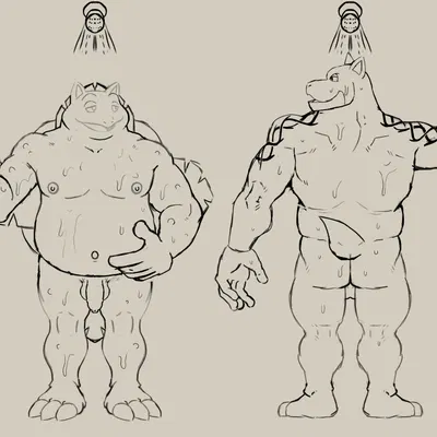 gregory barlow, shane barker (nintendo, pokemon) created by hunter-husky