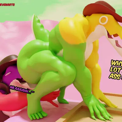 gummigoo (tadc), max (tadc) (glitch productions, the amazing digital circus) created by camseven