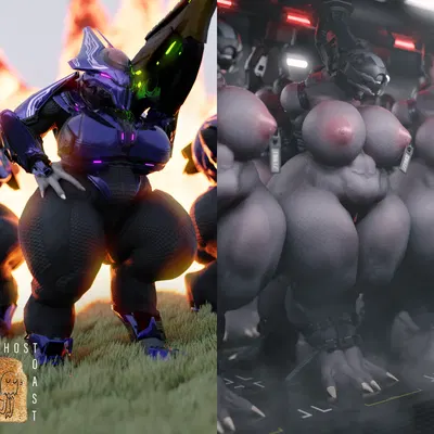 halo (series), instant loss 2koma created by ghostoast