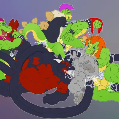 hasani, herra hevisaurus, komppi momppi (hevisaurus, mythology) created by wolfblade