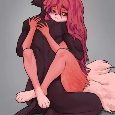 homeless dog, the suit (ponporio) created by miskaris228