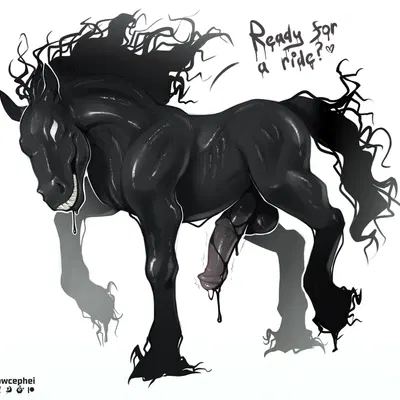 horse venom, venom (marvel) (marvel) created by meowcephei