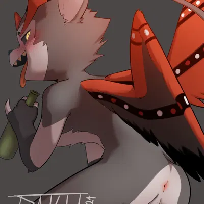 husk (hazbin hotel) (hazbin hotel, hellaverse) created by pk dragon (artist)