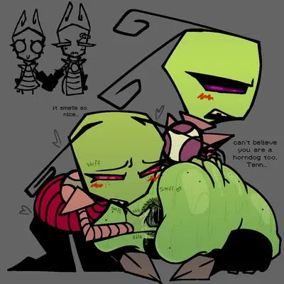 invader tenn, tak (invader zim) (invader zim, nickelodeon) created by nanodude78