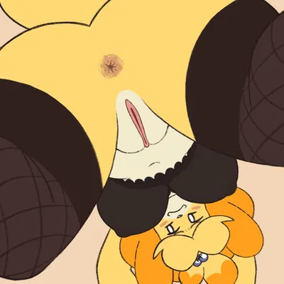 isabelle (animal crossing) (animal crossing, nintendo) created by wobastt