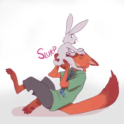 judy hopps, nick wilde (disney, zootopia) created by kimirera