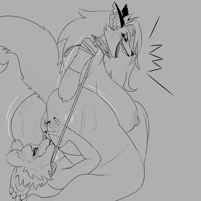 juno (beastars), loona (helluva boss) (beastars, hellaverse) created by xikitsune