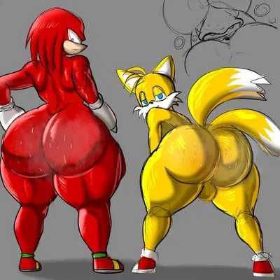 knuckles the echidna, miles prower, sonic the hedgehog (sega, sonic the hedgehog (series)) created by da ra ra ra