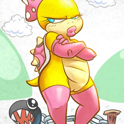 koopaling, wendy o. koopa (mario bros, nintendo) created by tvma