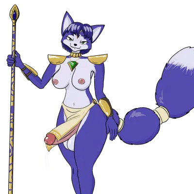krystal (star fox) (nintendo, star fox) created by chromethefox