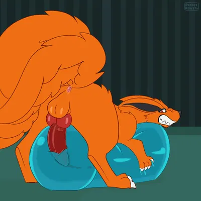 kurama (naruto, naruto (series)) created by pocketpaws