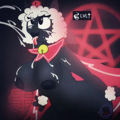 lamb (cult of the lamb) (cult of the lamb, massive monster (studio)) created by magixel, sefex