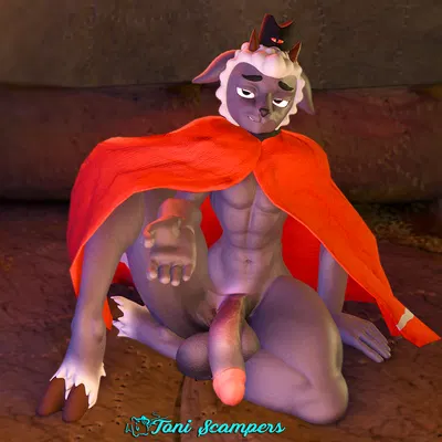 lamb (cult of the lamb), red crown (cult of the lamb) (cult of the lamb, devolver digital) created by toni scampers